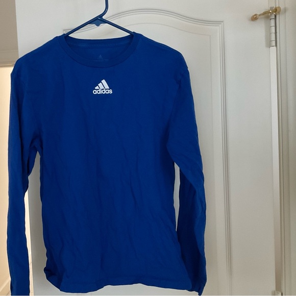 Adidas Royal Blue Crewneck Shirt - Picture 1 of 3